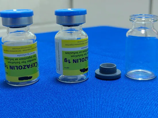Großhandel billige 2r 5r pharmazeutische röhrenförmige leere kleine Glasfläschchen mit abklappbarer Kappe für Impfstoffe