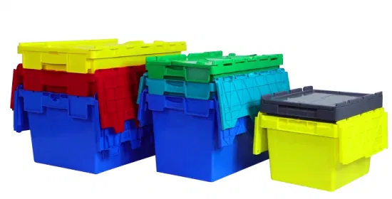 Stapelbarer Lagerbehälter aus Kunststoff für den Großhandel, Einzelhandel, Logistik, Pharmaindustrie
